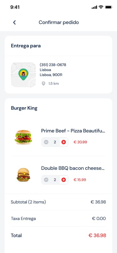 11 - Itens adicionados