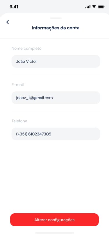 21 - Informações da conta