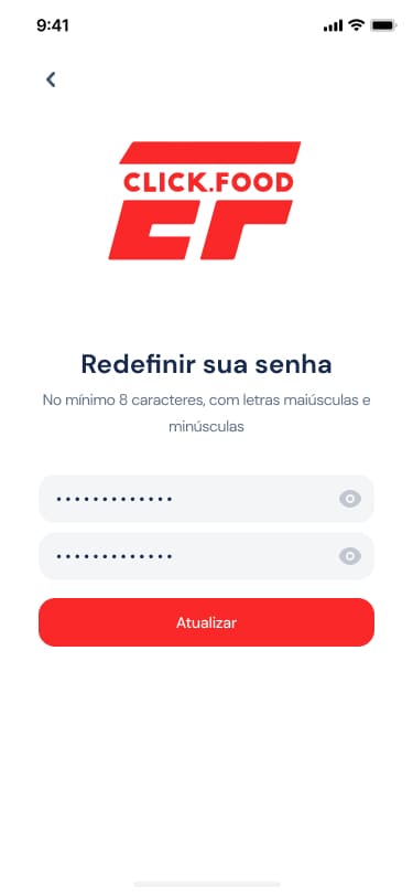 5.2 - Redefinir sua senha