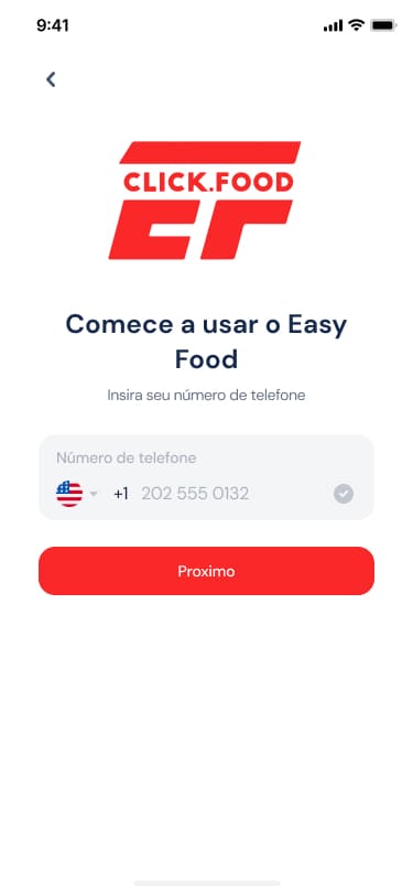 5.3 - Login com número de telefone